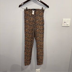 Dynamite Brown Snake Pattern leggings